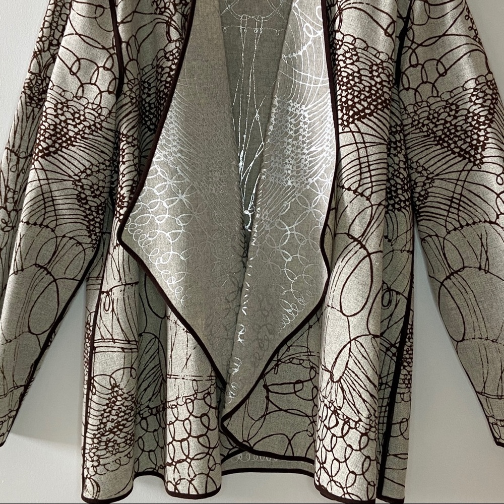 Chico’s Drape Front Open Jacket Reversible - image 5